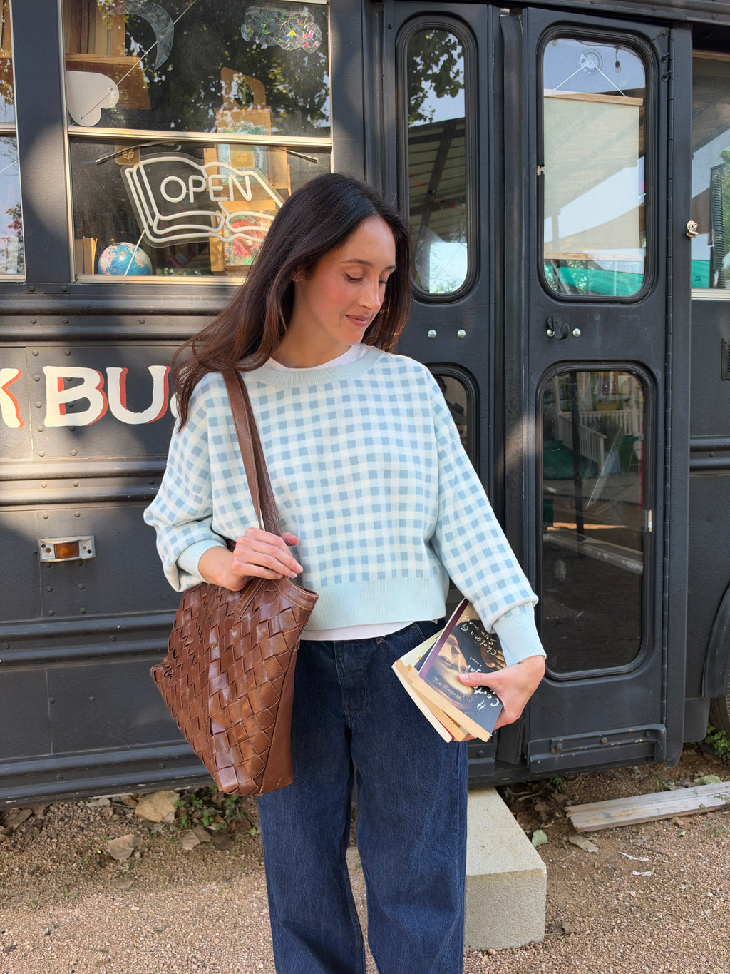 Gingham Sweater