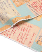 Edith Vintage Recipe Canvas Fabric