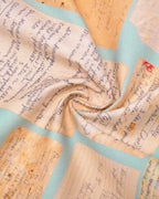 Edith Vintage Recipe Canvas Fabric