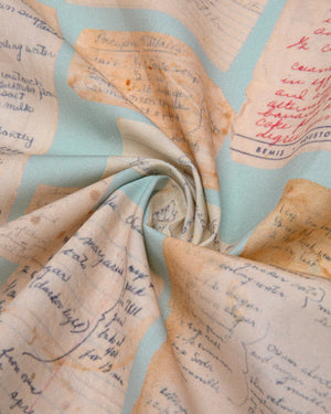 Edith Vintage Recipe Poplin Fabric