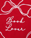 Bookish Atelier Book Lover Heart Embroidered Tote Bag