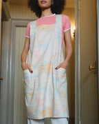 Edith Vintage Recipe Cross Back Apron