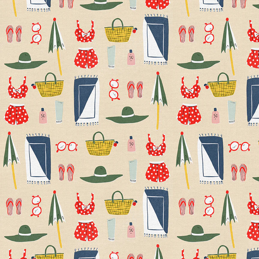 Pack Your Bags Quilting Cotton Fabric