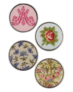 Sajou Cross Stitch Kits- Marie Antoinette 4 Round Boxes