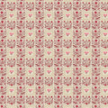 Squares - White/Red Quilting Cotton Fabric