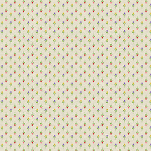 Stitched Tulips Quilting Cotton Fabric