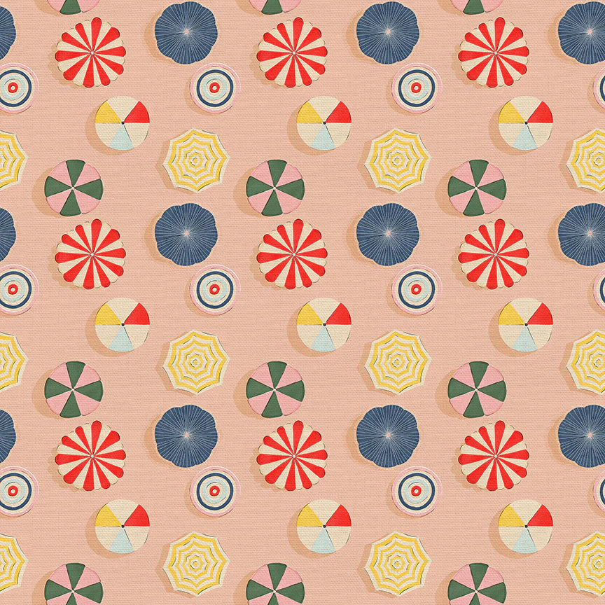 Umbrellas Quilting Cotton Fabric