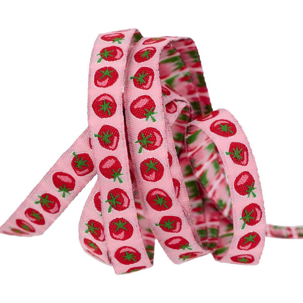In the Vegetable Garden Tomato 3/8" Wide Ribbon