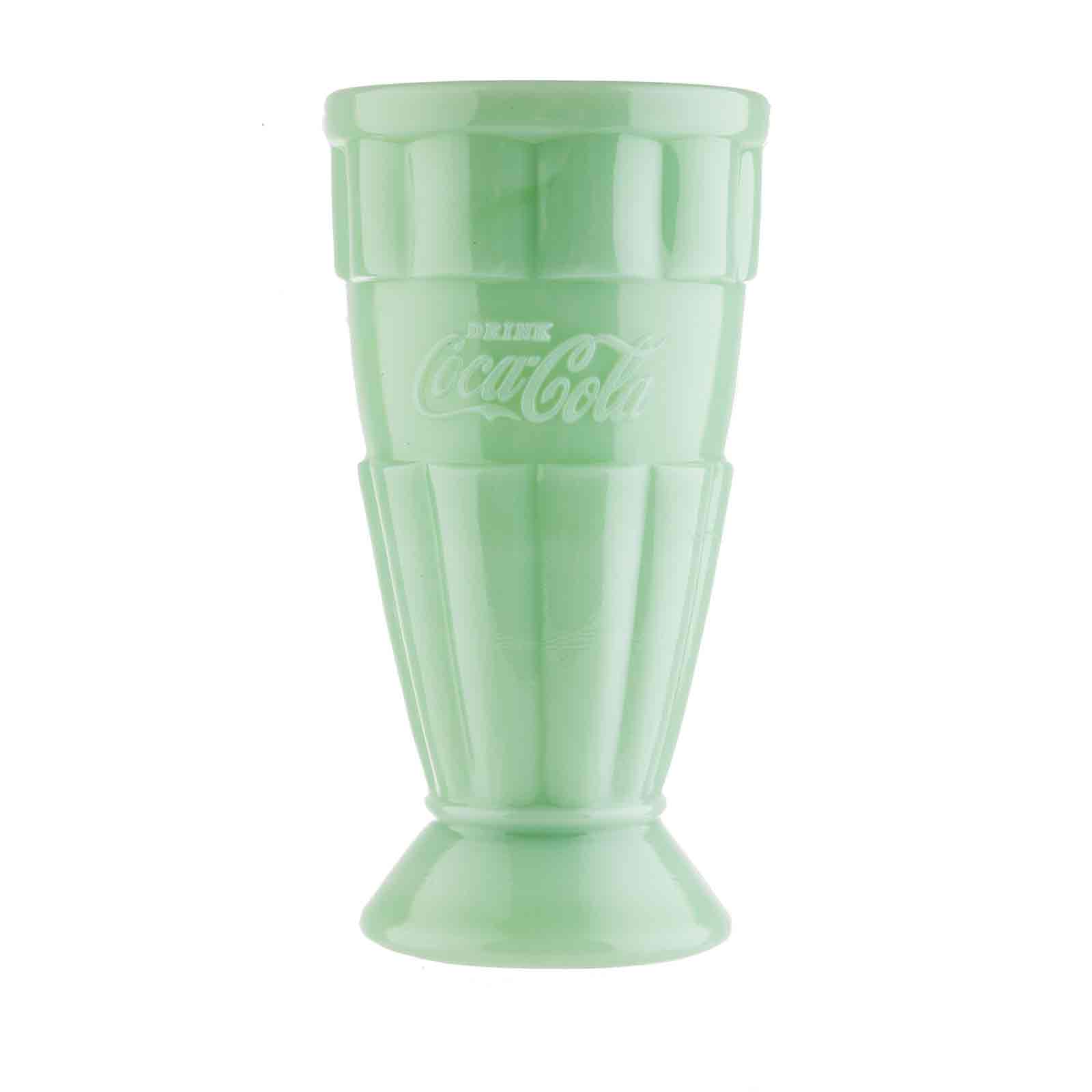 Coca-Cola Jadeite Malt Cup