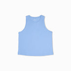 Light blue tank top on a white background