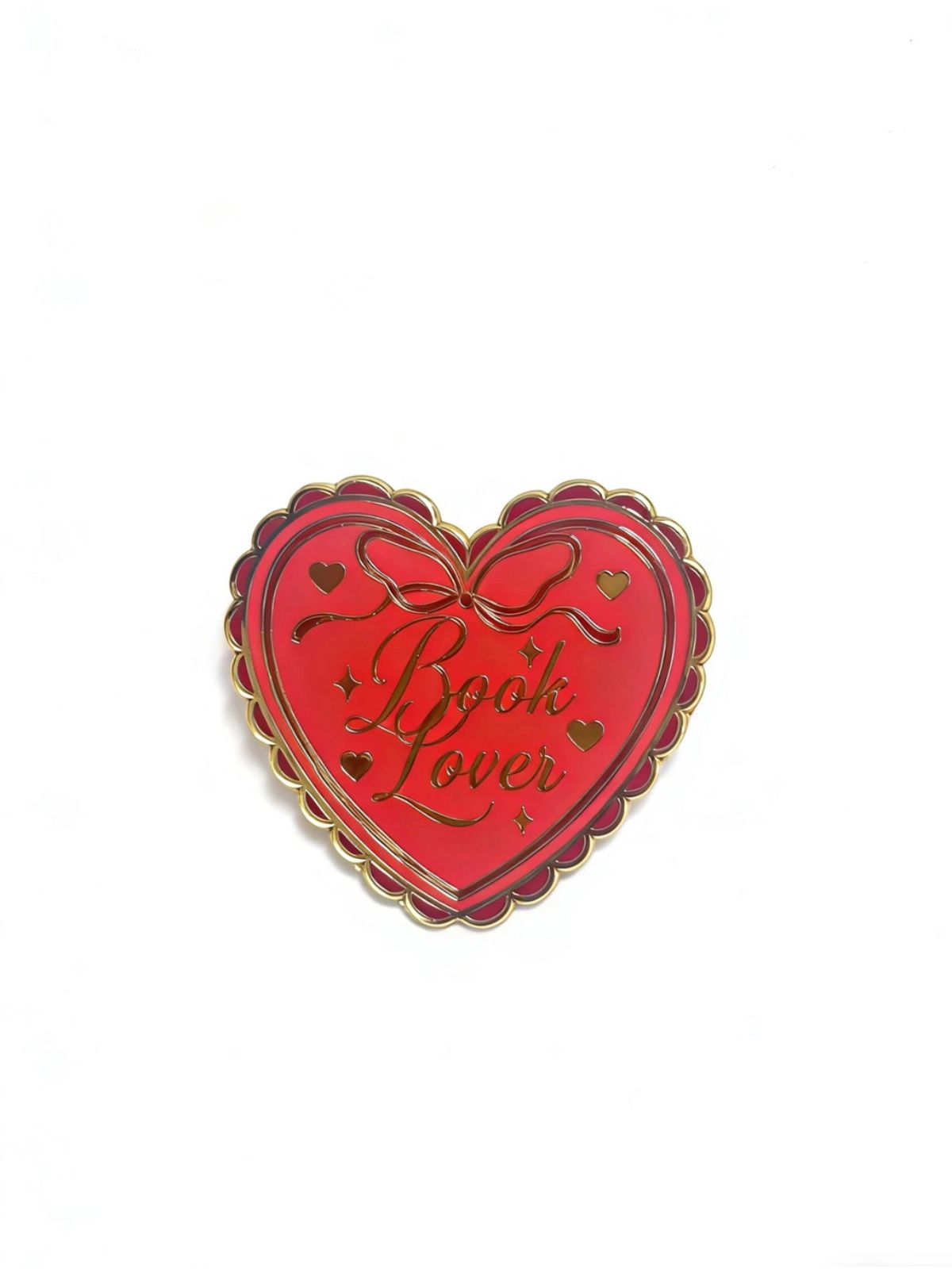 Bookish Atelier Lover Heart Pin