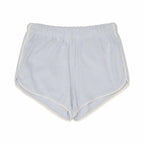 Lace-Trim Terry Short Light Blue