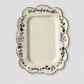 Floral Snack Plate