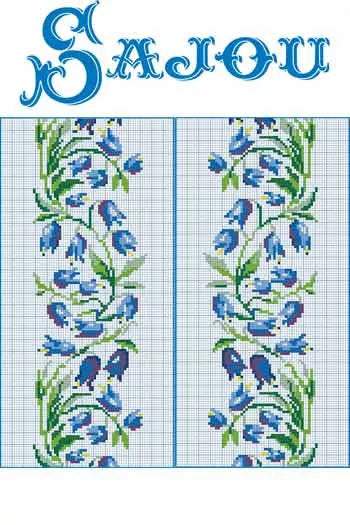 Sajou Cross Stitch Chart - Bellflower