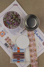 Sajou Cross Stitch Kit - Roses at the Palace Box