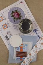 Sajou Cross Stitch Kit - Roses at Trianon Box
