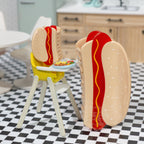 Hot Dog Mini & Me Hair Claw Clip Set