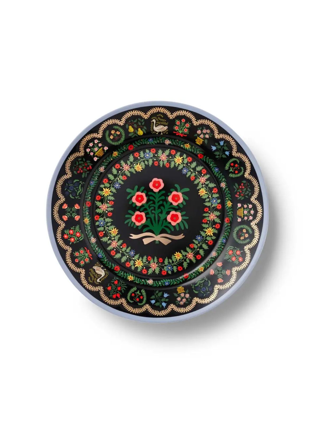 Rifle Paper Rosette Porcelain Dessert Plate Set