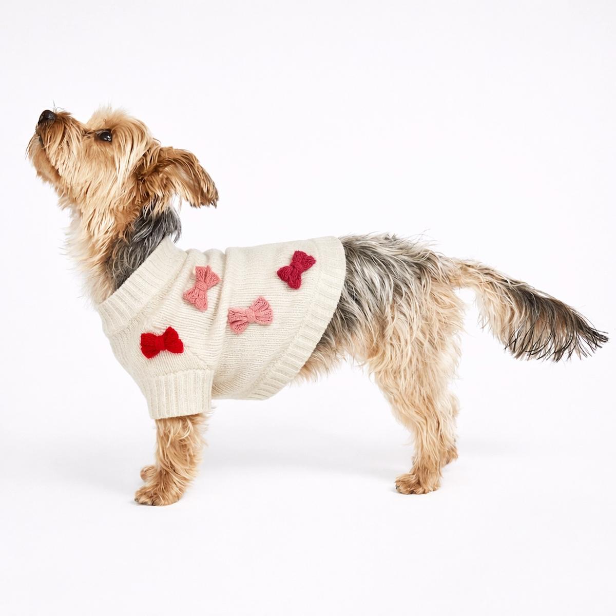 Found My Animal Red & Pink Bow Sweater