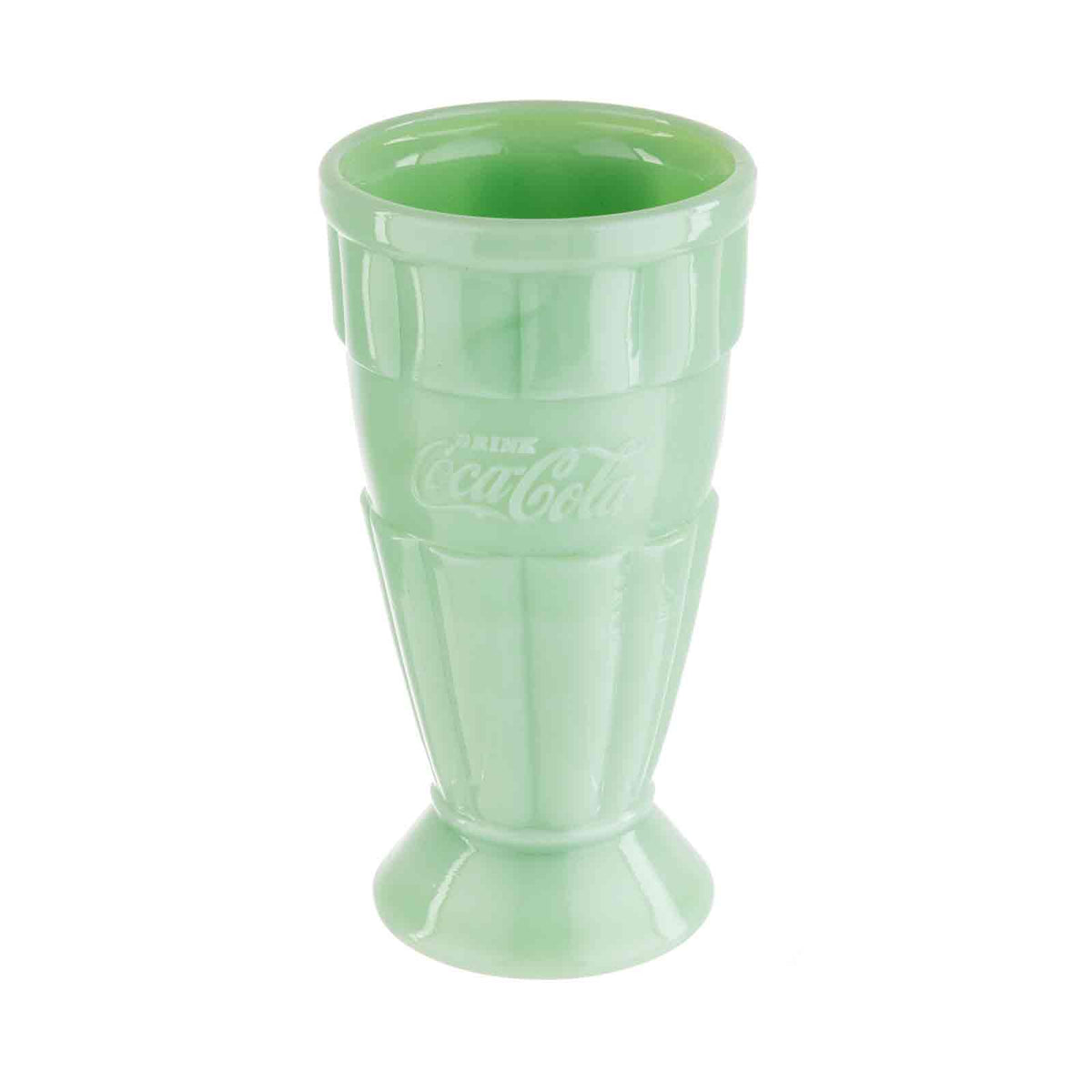 Coca-Cola Jadeite Malt Cup