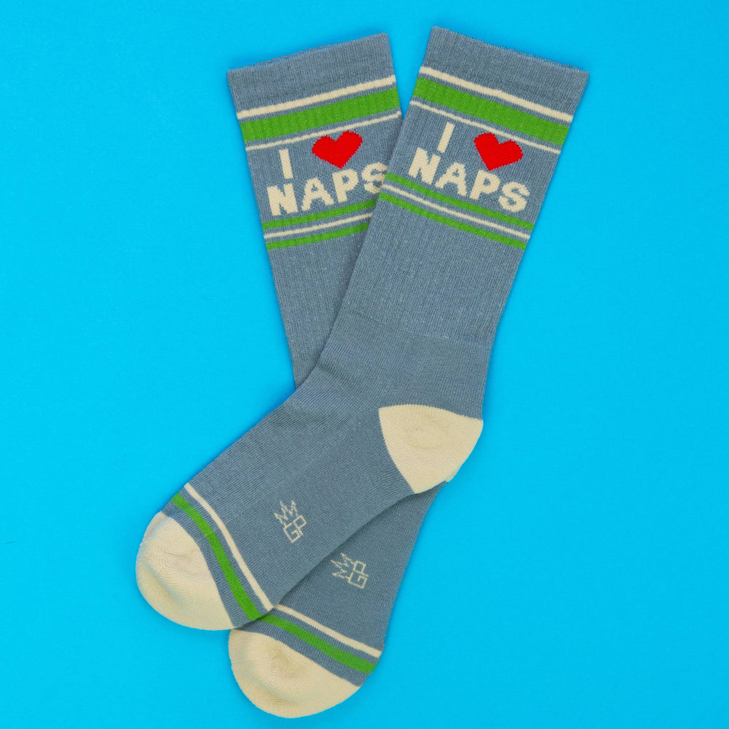 I ❤️ Naps Gym Crew Socks