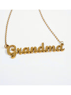 Grandma Nameplate Necklace