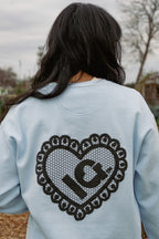 Inner Grandma Logo Lace Sweatshirt