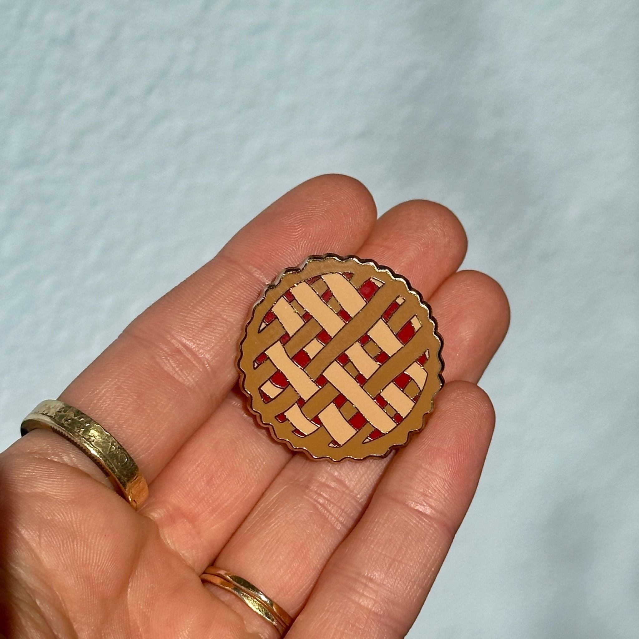 Pie Enamel Pin
