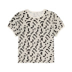  Crossword designed t-shirt on a white background