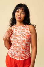 Connie Coupon Boatneck Tank