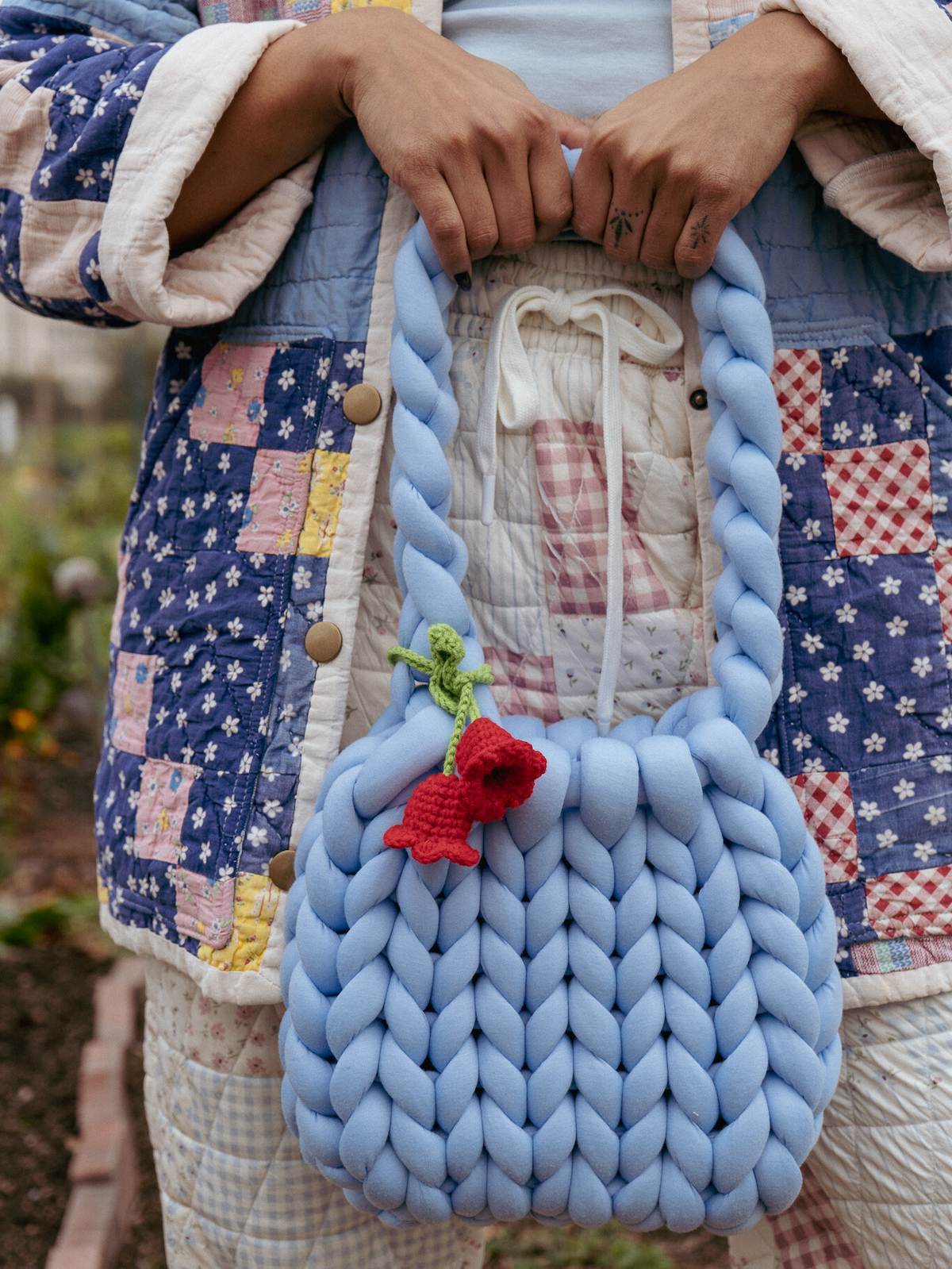 Puff Knit Bag