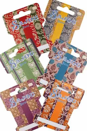 Sajou Ribbon and Thread Storage Card Set - Vintage Papers