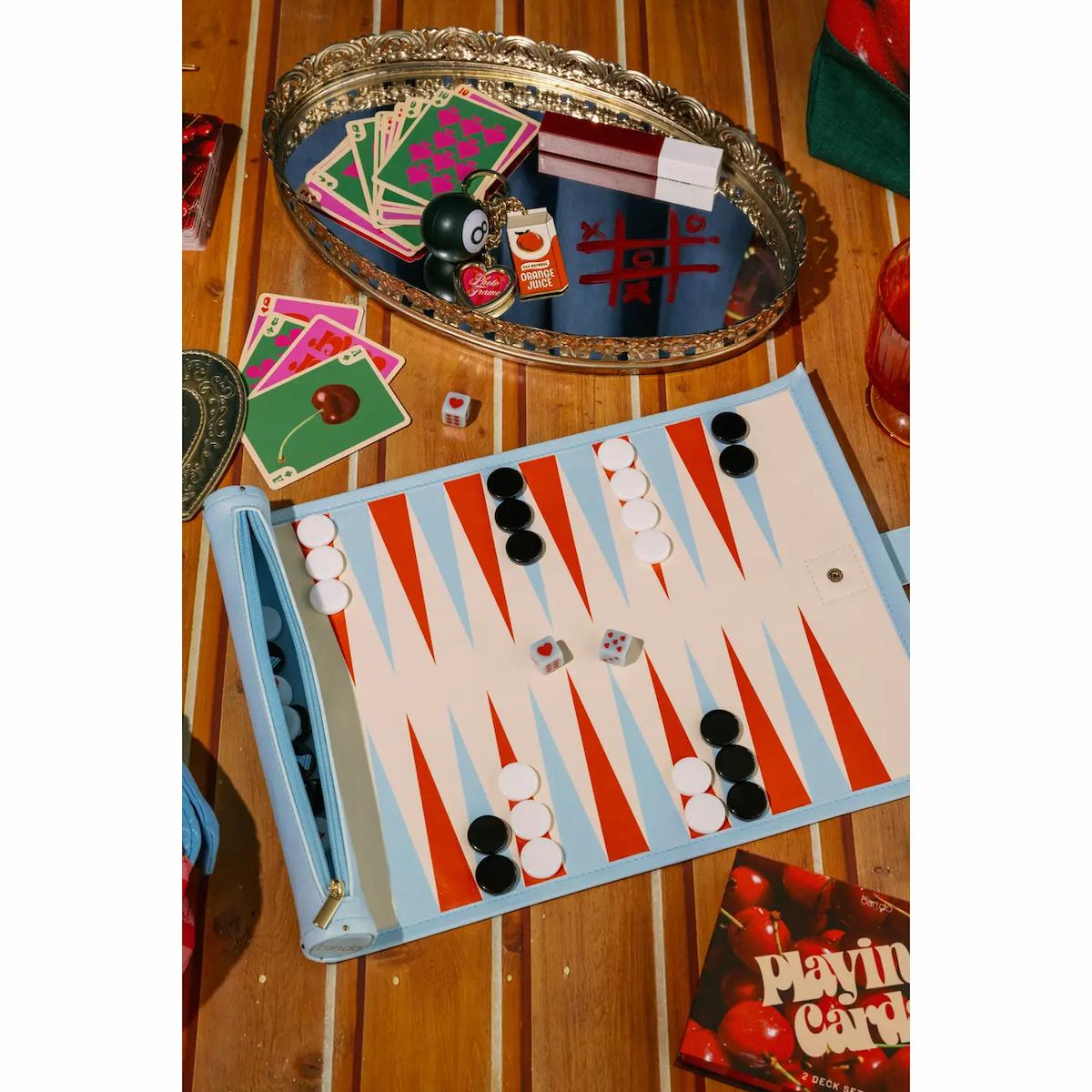 Ban.do Checkered Hearts Roll Up 3-in-1 Game