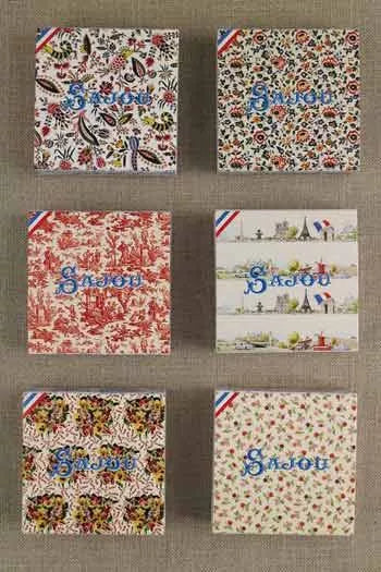 Sajou Six Thread Storage Cards - Carbourg