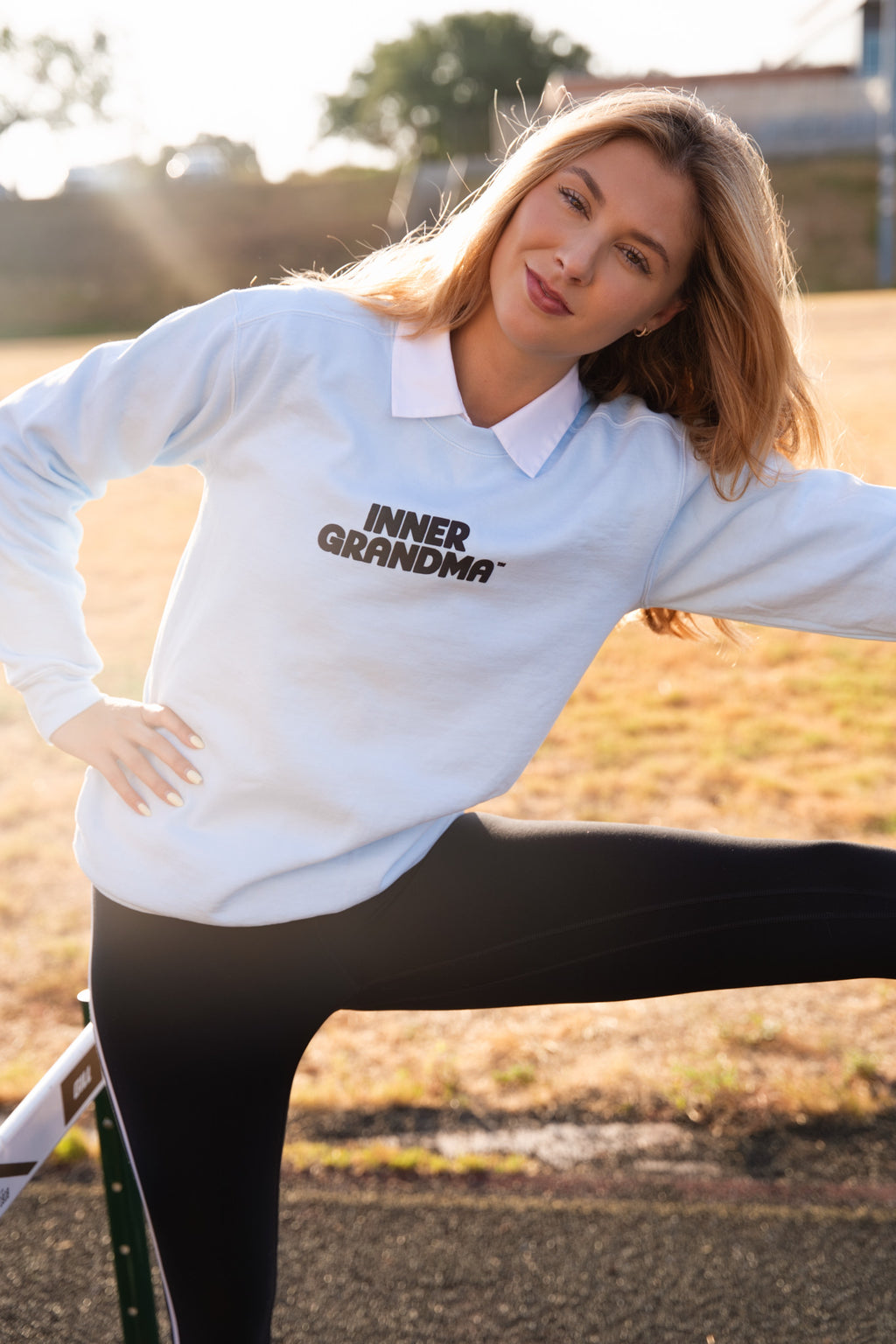 Logo Lace Sweatshirt