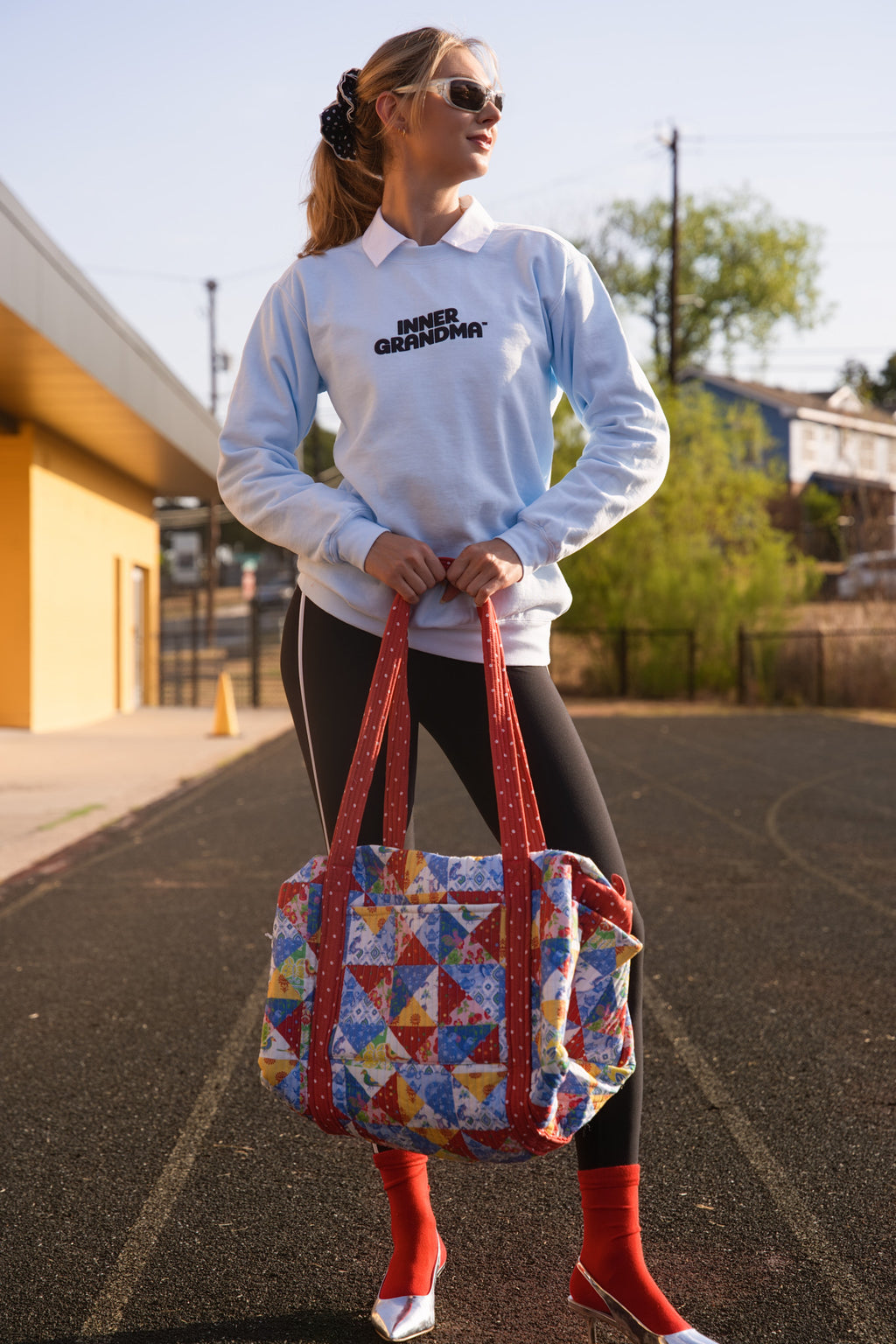 Primary Patchwork Multi Duffle Bag