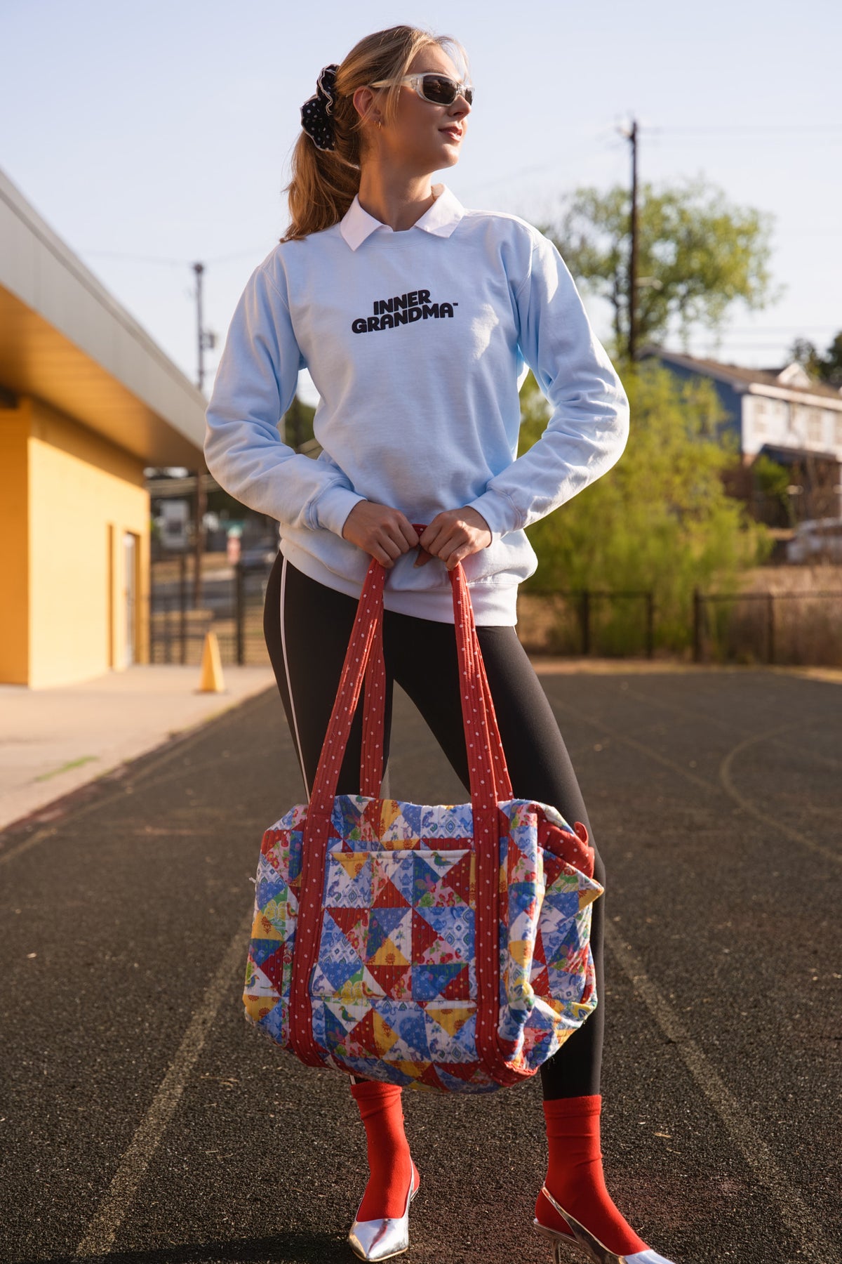Primary Patchwork Multi Duffle Bag