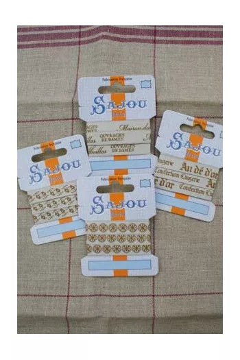 Sajou Woven Ribbon Beige-Ecru - Comptoir Motif 13