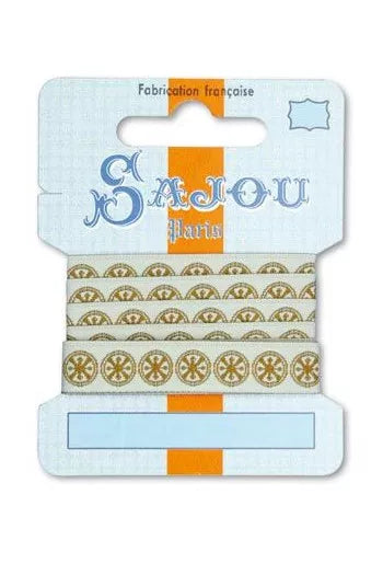 Sajou Woven Ribbon Beige-Ecru - Comptoir Motif 13