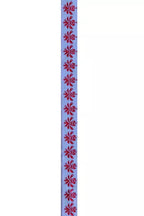 Sajou Woven Ribbon Red-Sky Blue - Comptoir Motif 05