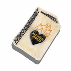 Soap bar with 'Wuthering Heights' text and design on a white background